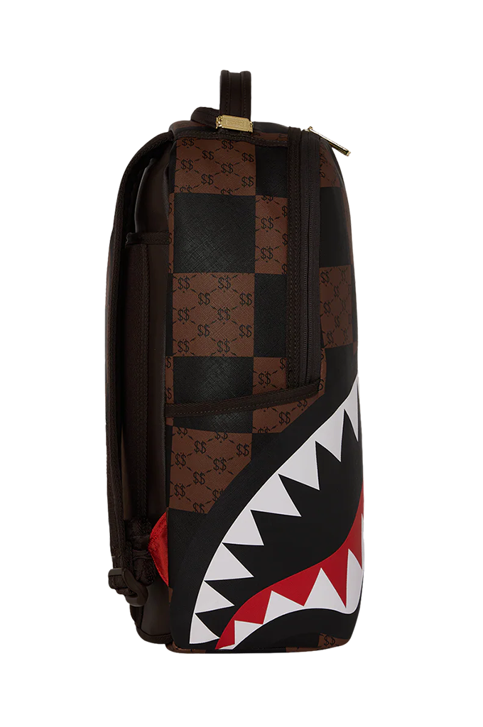 Sprayground Enlarged Check Paris That Big Check Shark Backpack