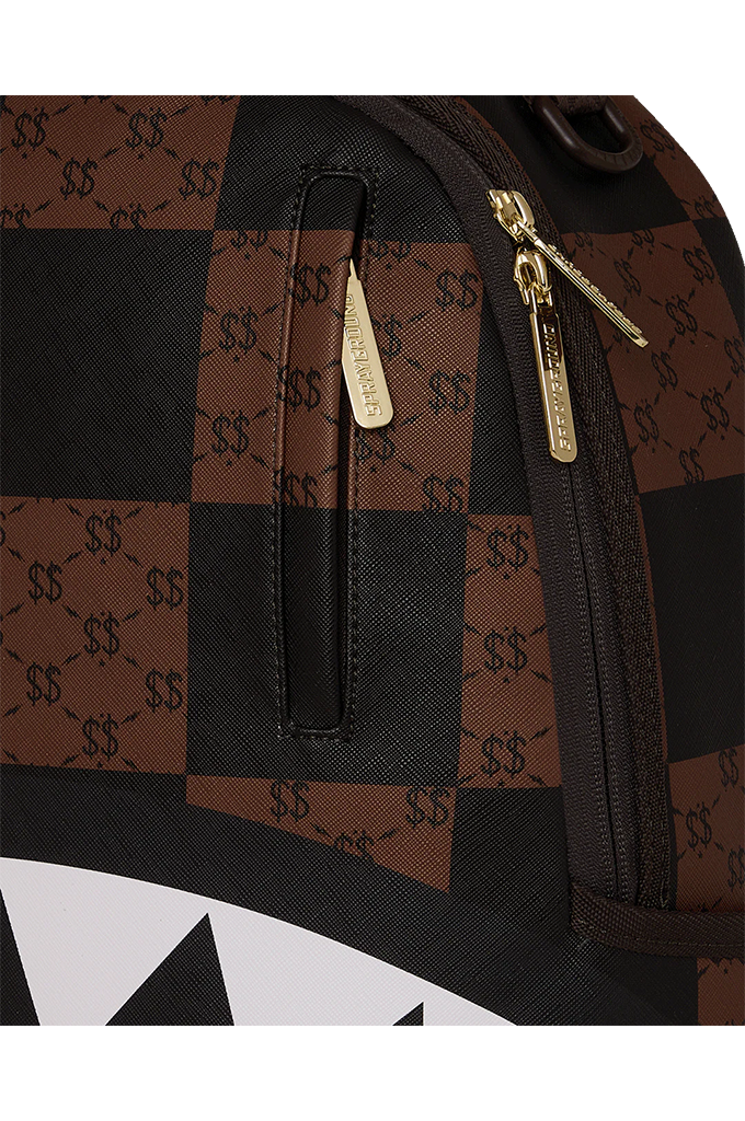 Sprayground Enlarged Check Paris That Big Check Shark Backpack