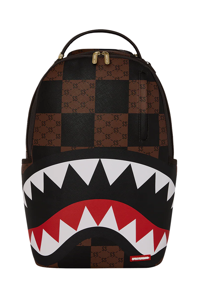 Sprayground Enlarged Check Paris That Big Check Shark Backpack