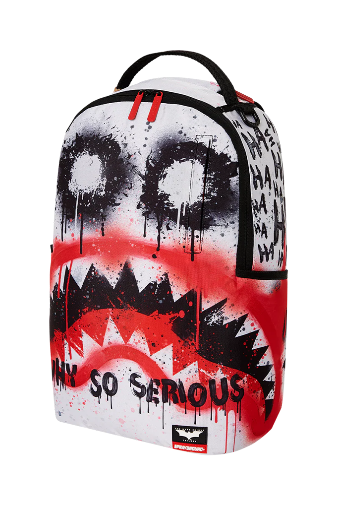 Sprayground X Batman The Dark Night The Joker Makeup Shark Mouth Vandal Mod Backpack