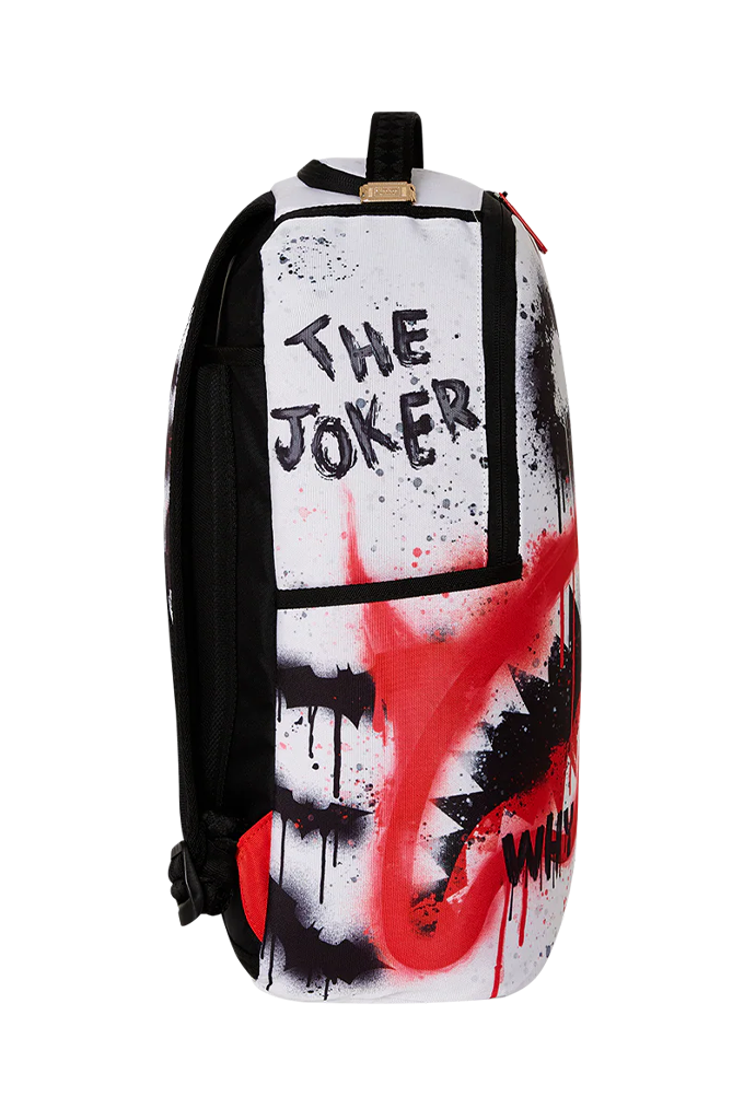 Sprayground X Batman The Dark Night The Joker Makeup Shark Mouth Vandal Mod Backpack