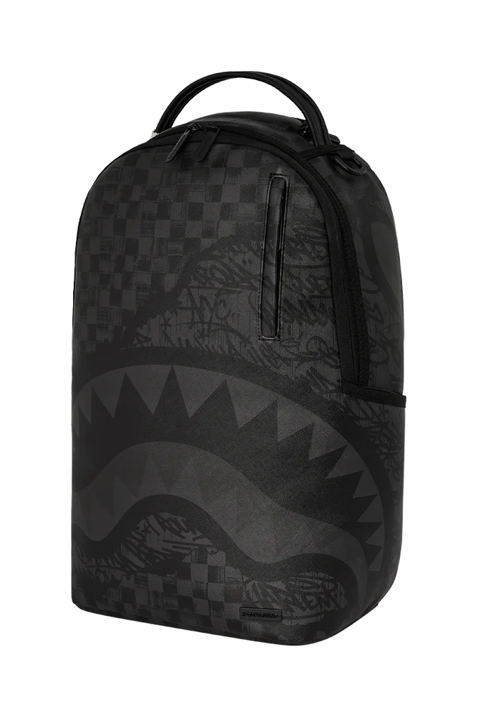 Sprayground Torn Graff Check Ready to Rip Backpack