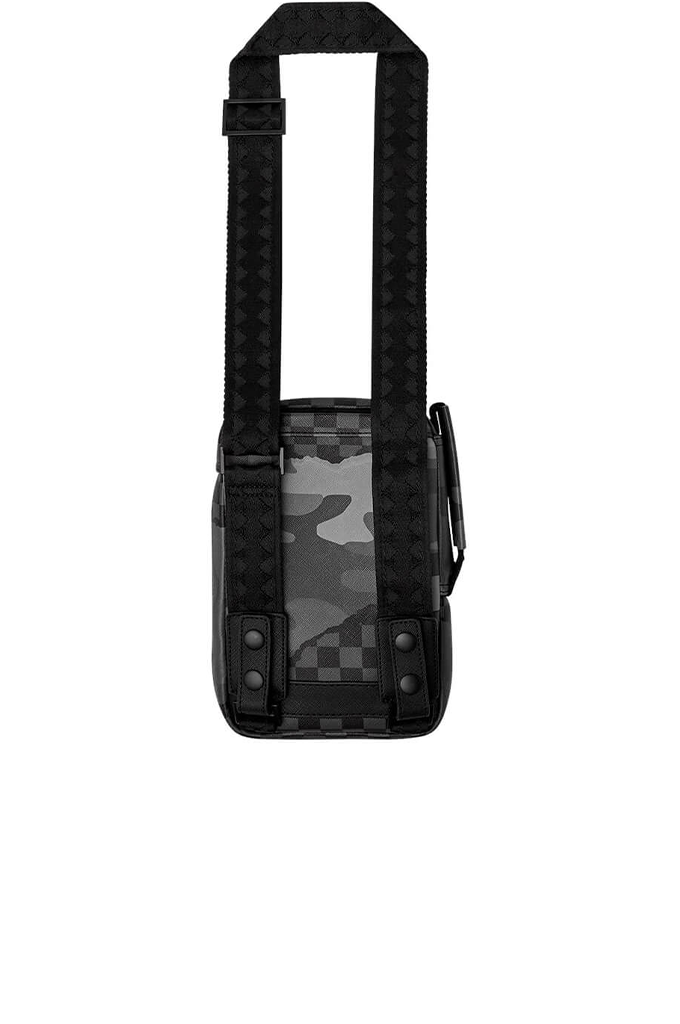 Sprayground Split Up Camo Tear Cross Body Shoulder Sling Bag