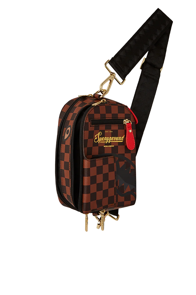 Sprayground Takeover The Throne Cross Body Backpack Sling