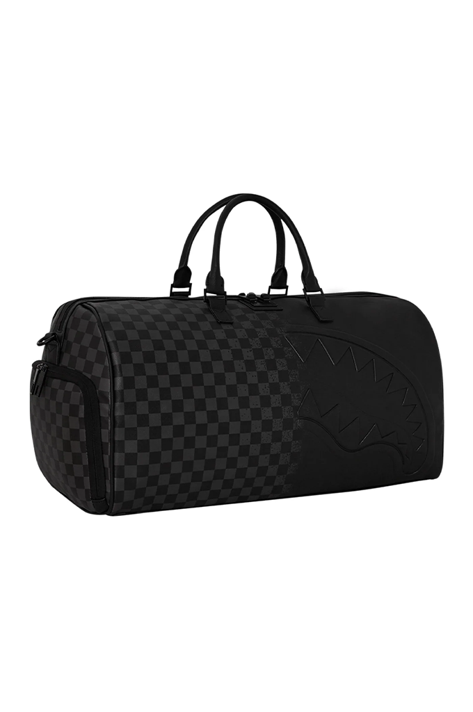 Sprayground Spray Spritz Grey Check Duffle Bag – Mainland Skate & Surf Sprayground Spray Spritz Grey Check Duffle Bag – Mainland Skate & Surf