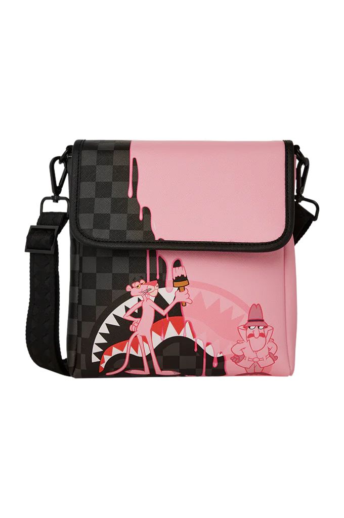 Sprayground Pink Panther Pink Painter Messenger Sling Bag