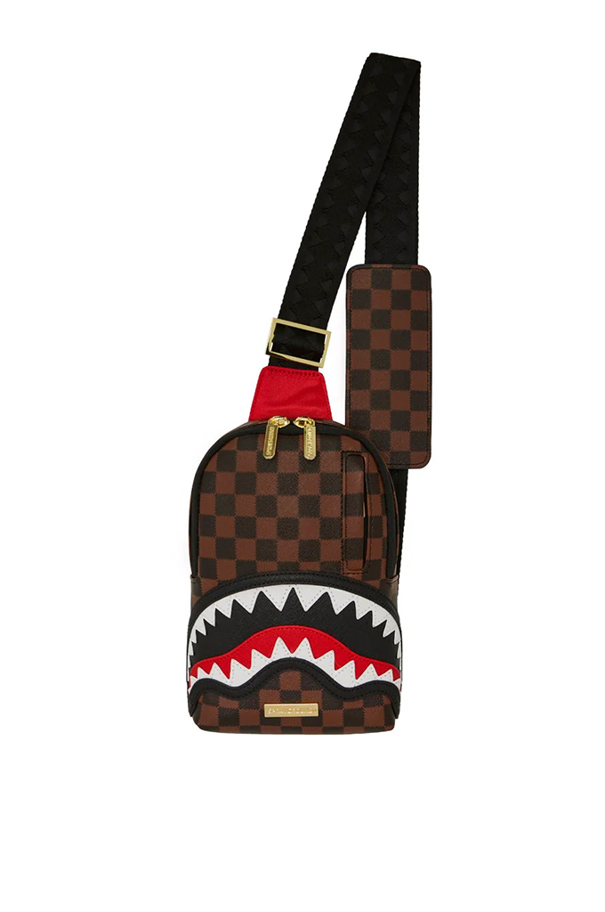 Sprayground Sawtooth Sharks In Paris Cross Body Shoulder Sling Bag