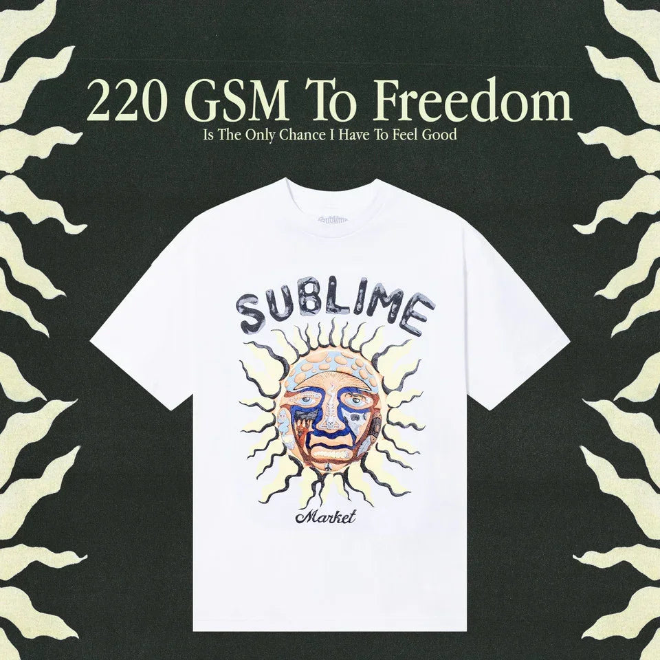 Sublime 40oz To Freedom Logo T-Shirt - Classic White Tee (XS-2XL)