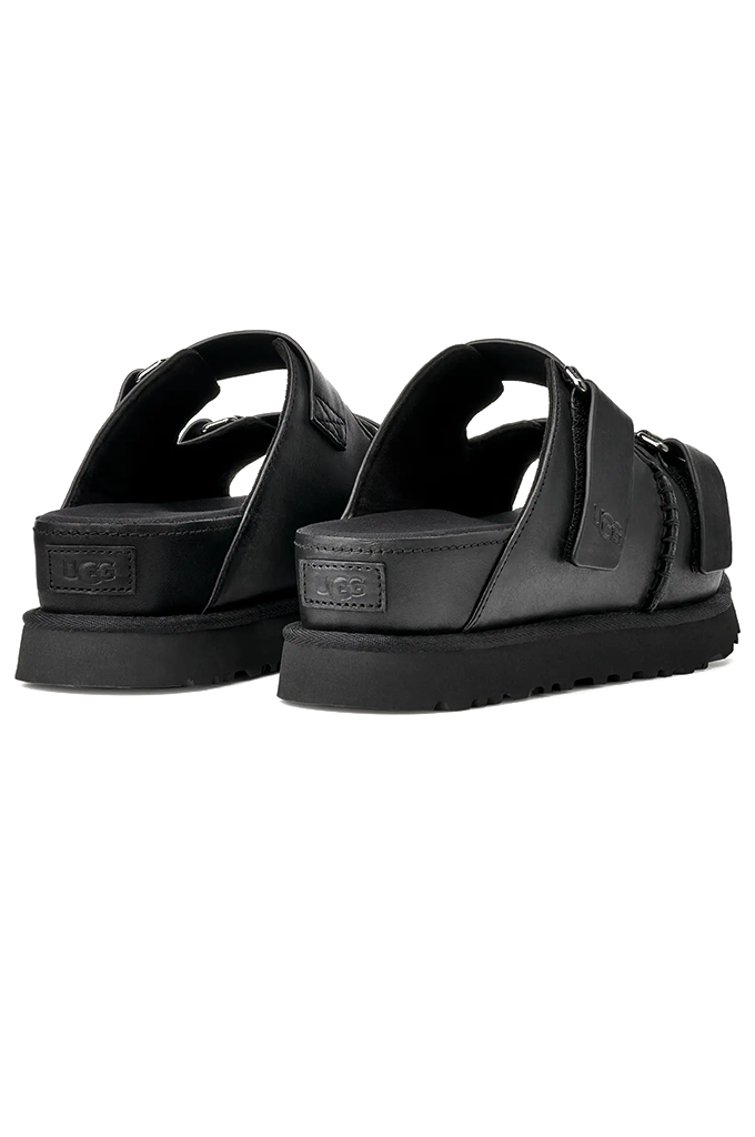 UGG Women's Goldenstar Hi Leather Slide Sandals