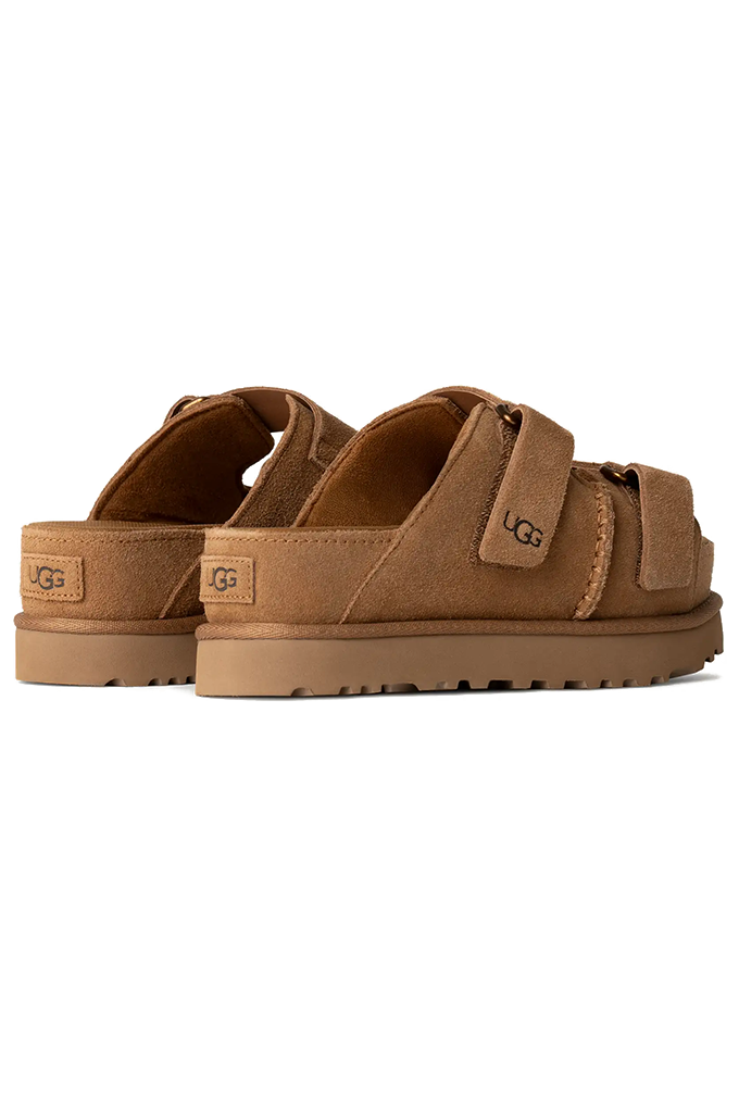 UGG Women's Goldenstar Hi Suede Slide Sandals