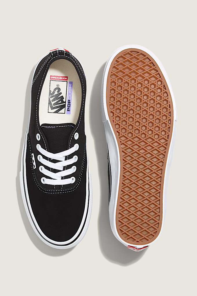 Vans Skate Authentic Shoe (Black/White)