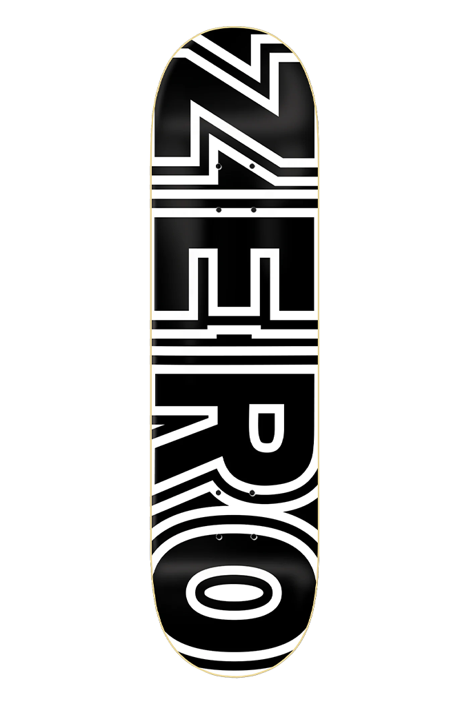 Zero Skateboards Logo Bold Deck 8.25"