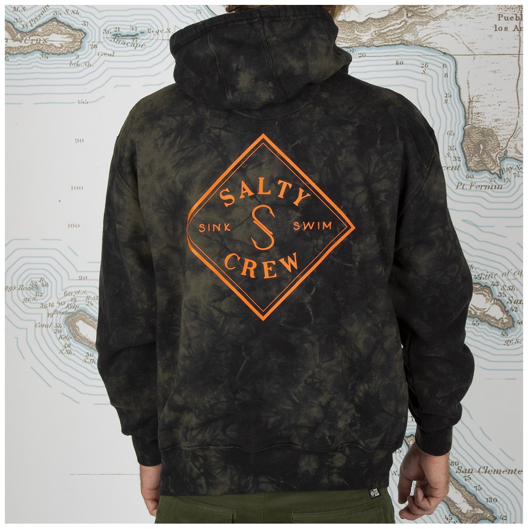 Salty Crew Tippet Tie Dye Fleece Hoodie