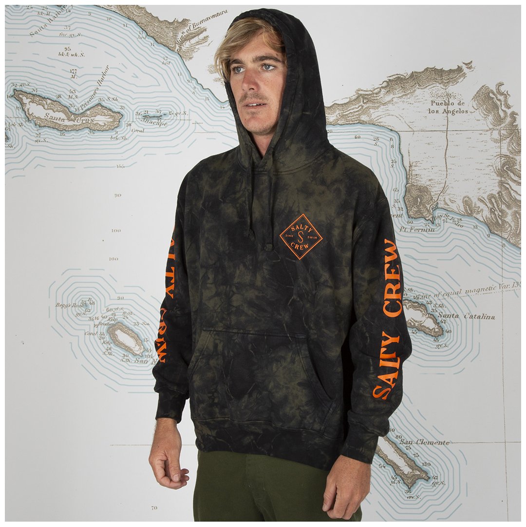 Salty Crew Tippet Tie Dye Fleece Hoodie