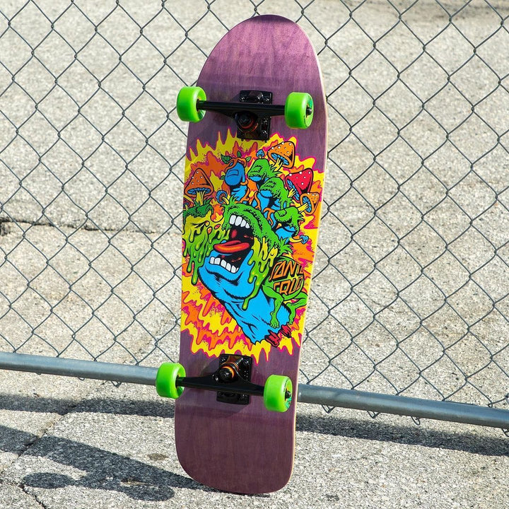 Santa Cruz Toxic Hand Cruzer Complete Skateboard 9.7"