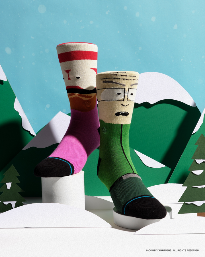 South Park X Stance Mr Garrison Crew Socks