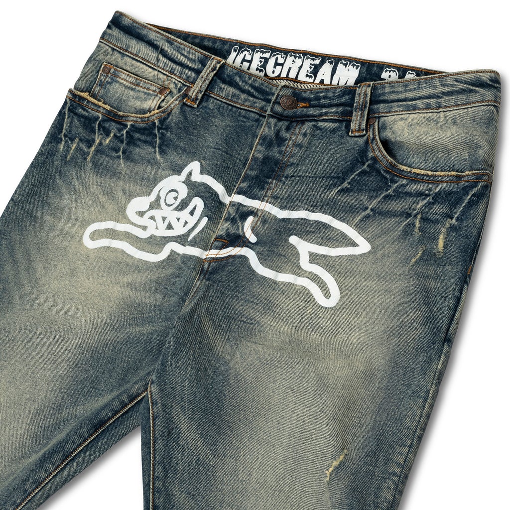 running dog denim jeans BBC ICECREAM デニム - デニム