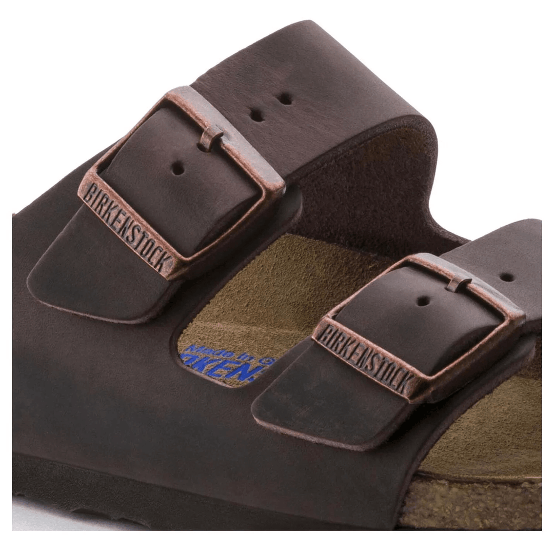 Birkenstock Arizona Soft Footbed Oiled Nubuck Leather Narrow Fit Unisex Sandals - Mainland Skate & Surf