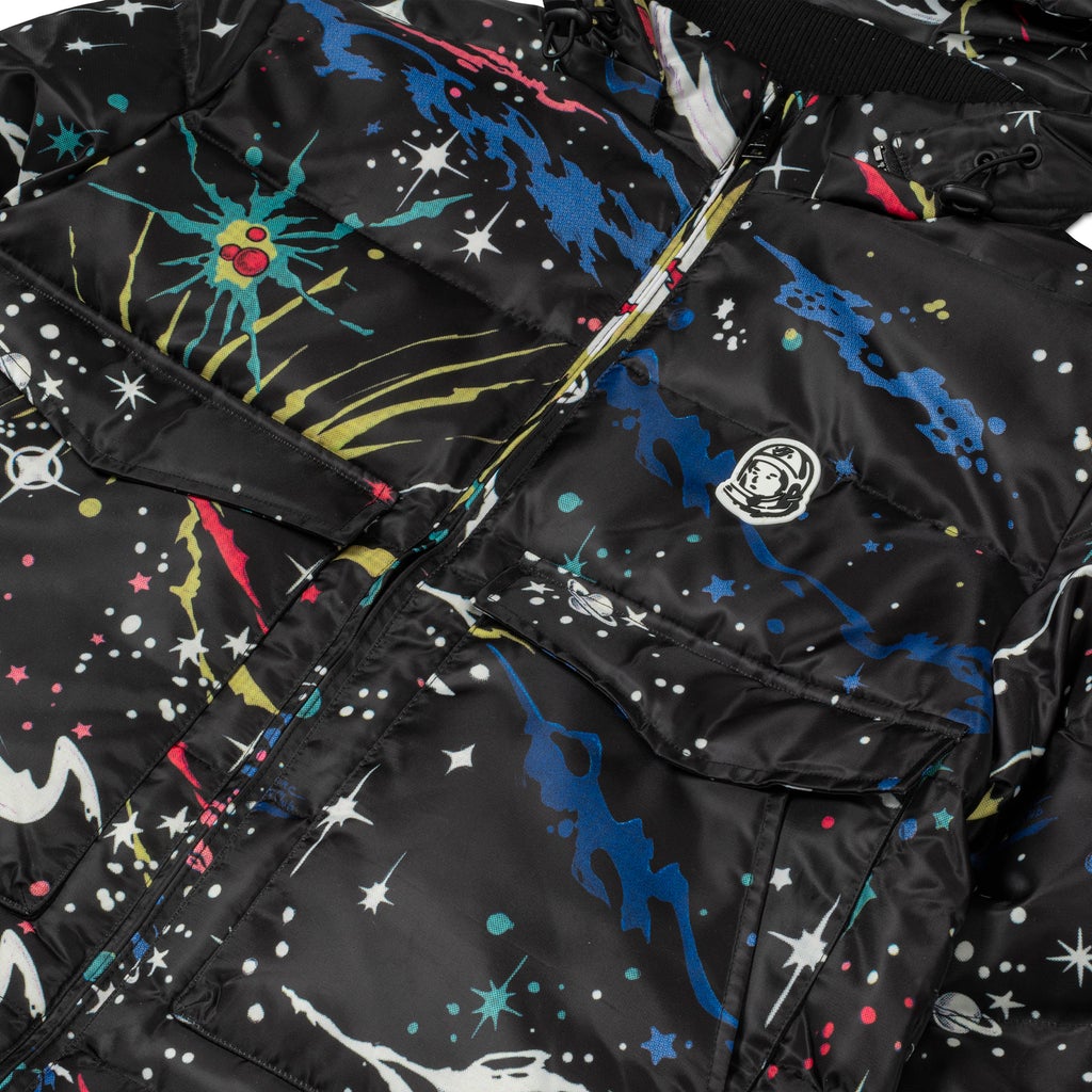 BILLIONAIRE BOYS CLUB モッズコート 両面プリント ブラック metro-fusion-billionaire-boys-