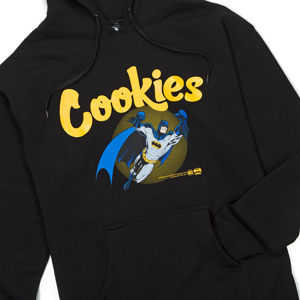【12月スーパーSALE 15％OFF】 Pow Batman Official X Cookies Fleece Skate Mainland – Hoodie トップス