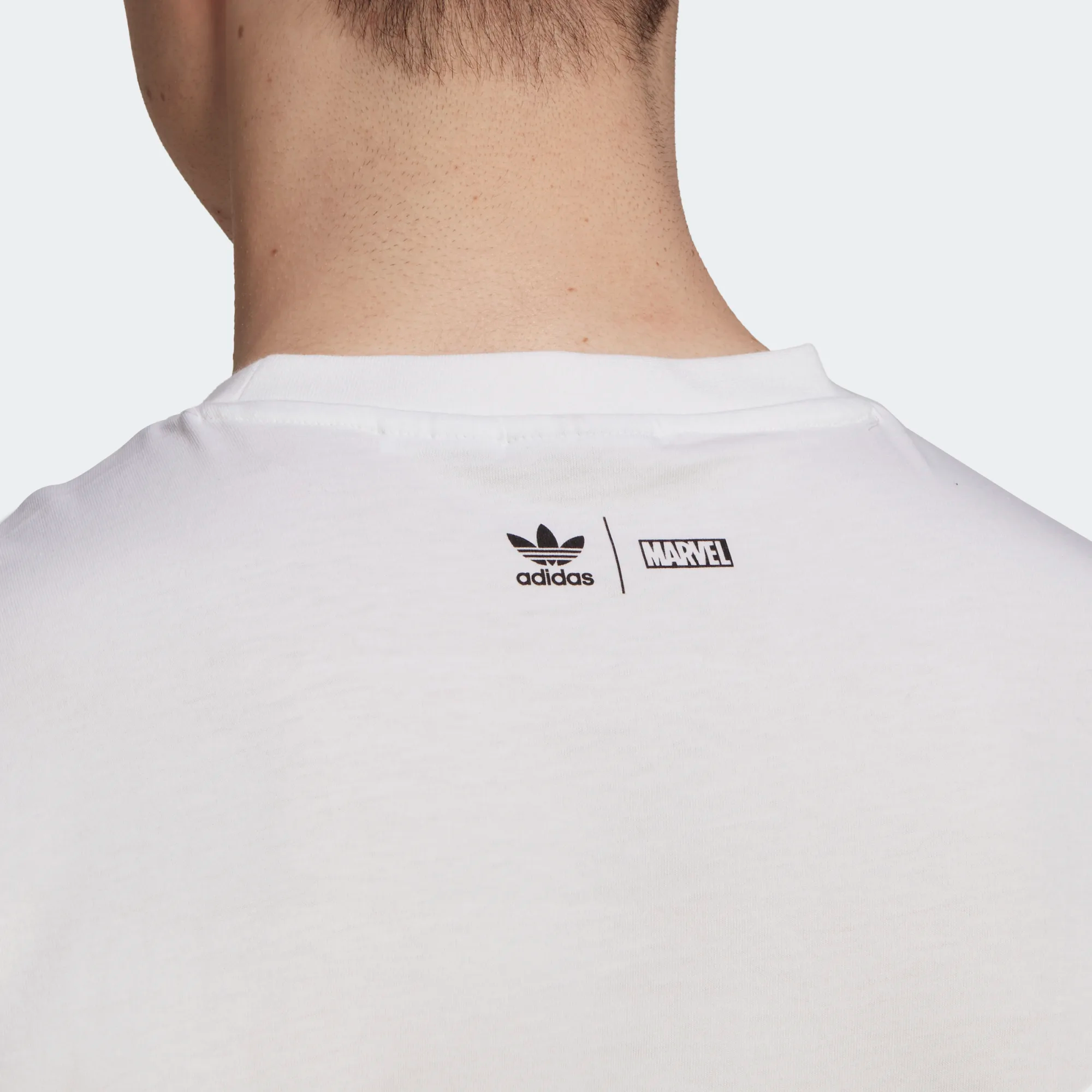 White adidas tee shirt sales