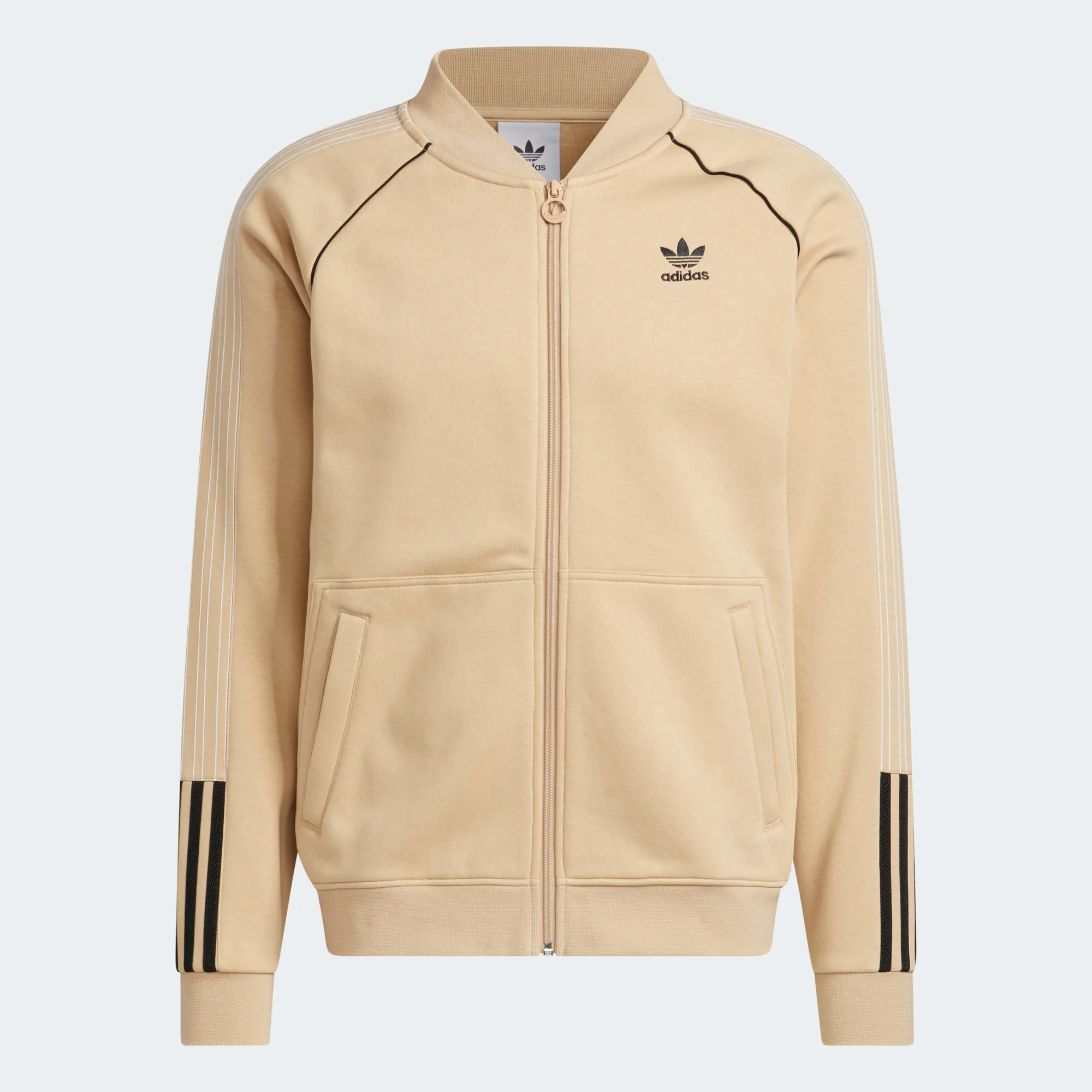 Adidas fleece track sales jacket