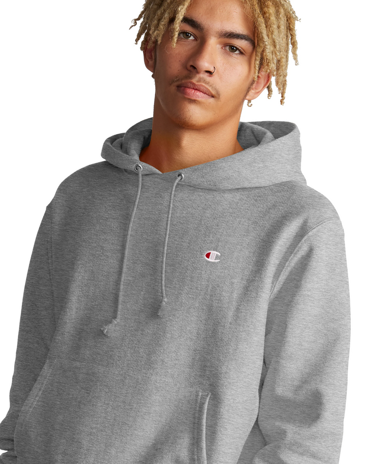 Champion Reverse Weave Pullover Hoodie, C Logo