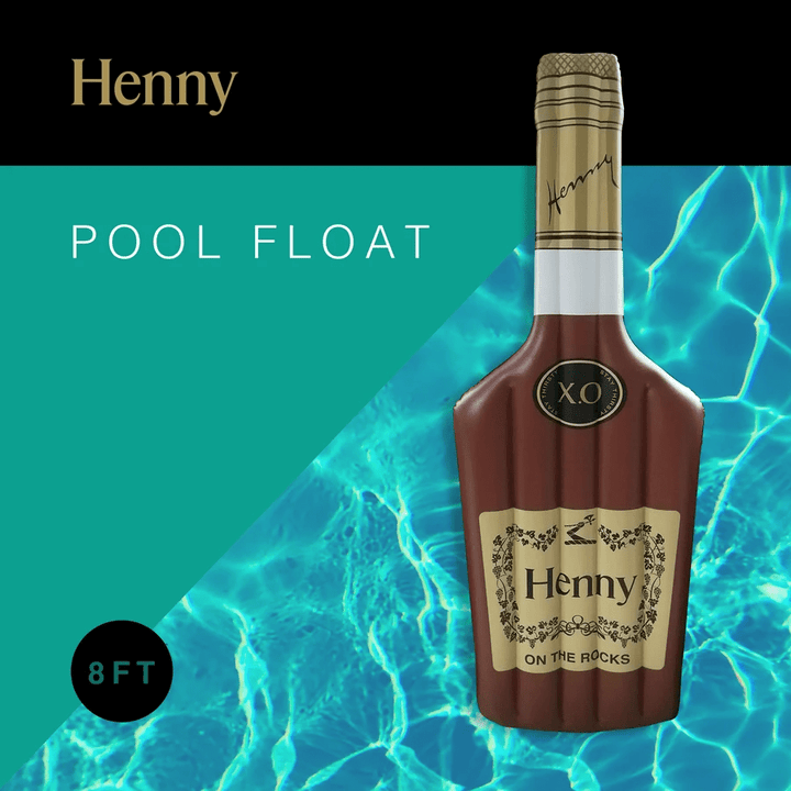 Henny Apparel 8FT Inflatable Bottle Pool Float - Mainland Skate & Surf