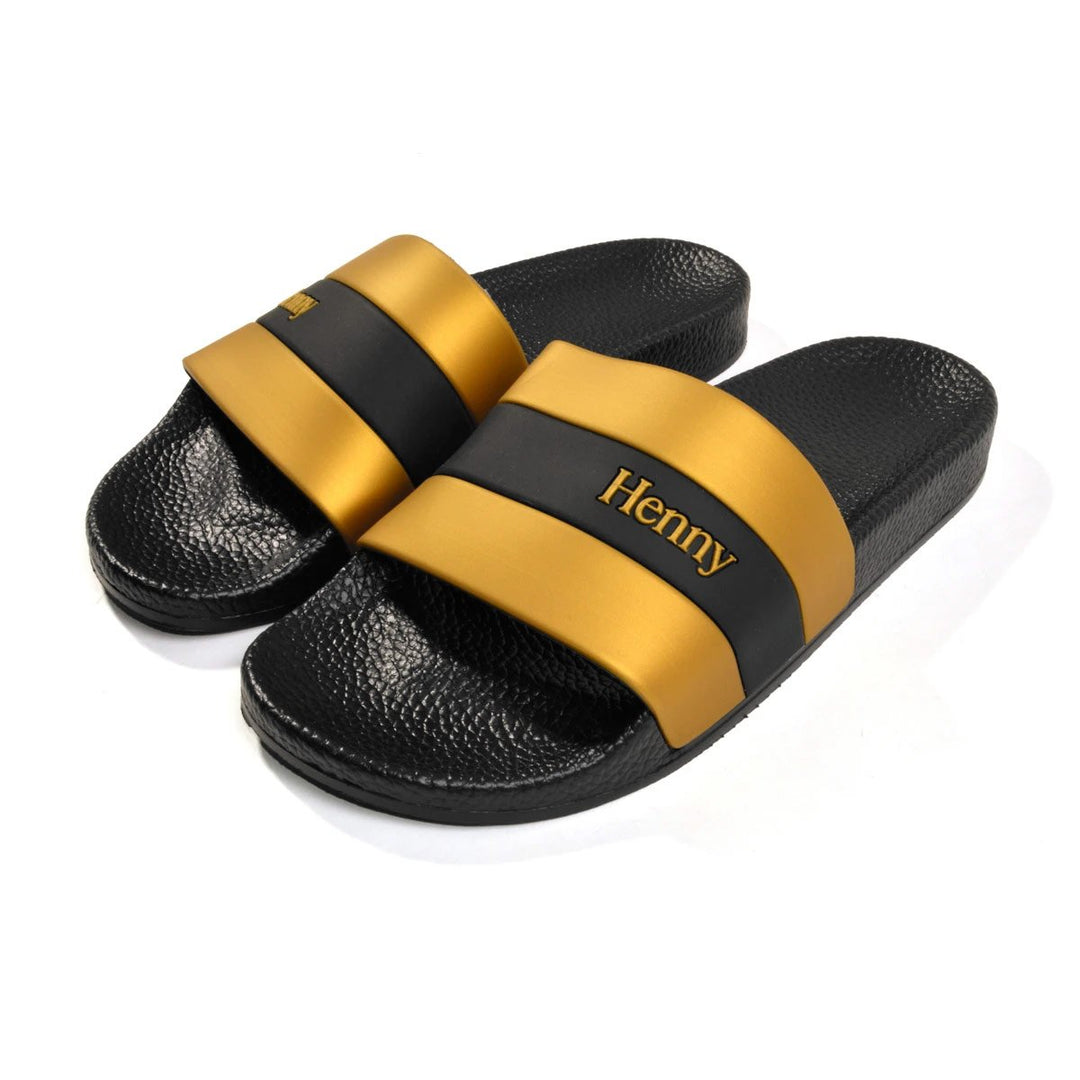 Henny Apparel Stripe Slide Sandals - Mainland Skate & Surf