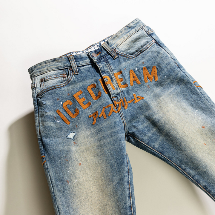 Icecream Faded Jeans
