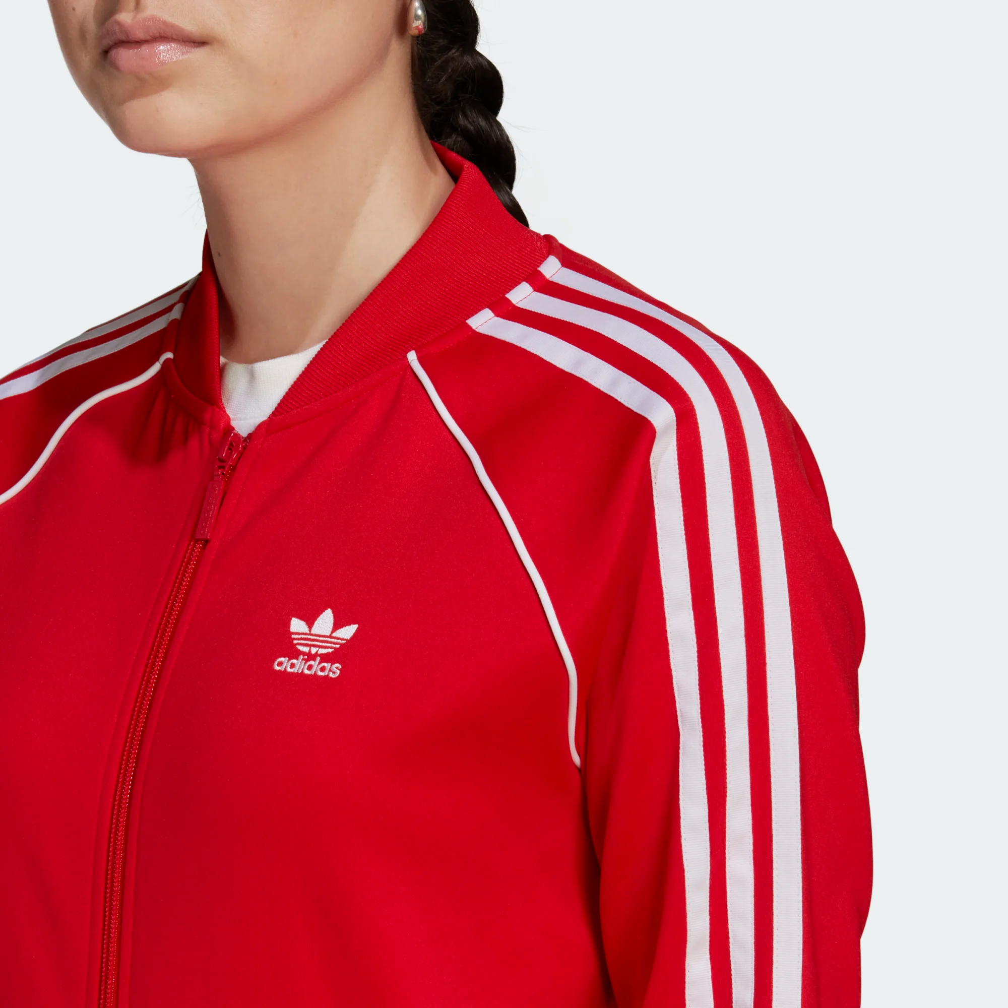 Adidas sst top track top red