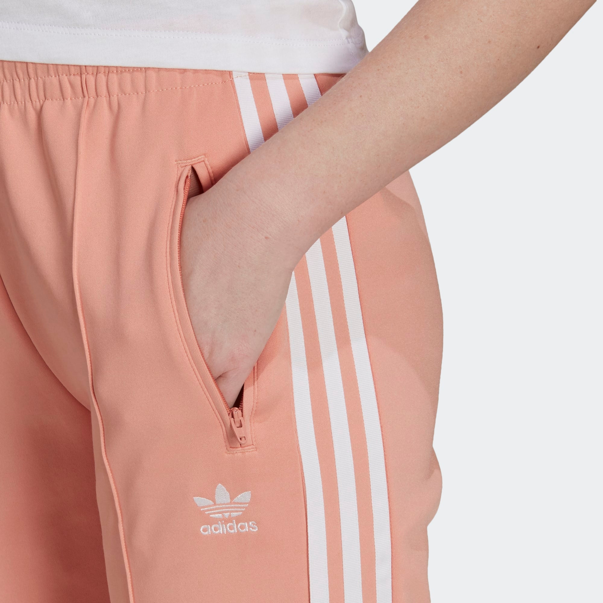 adidas x Thebe Magugu track pants in red - ShopStyle
