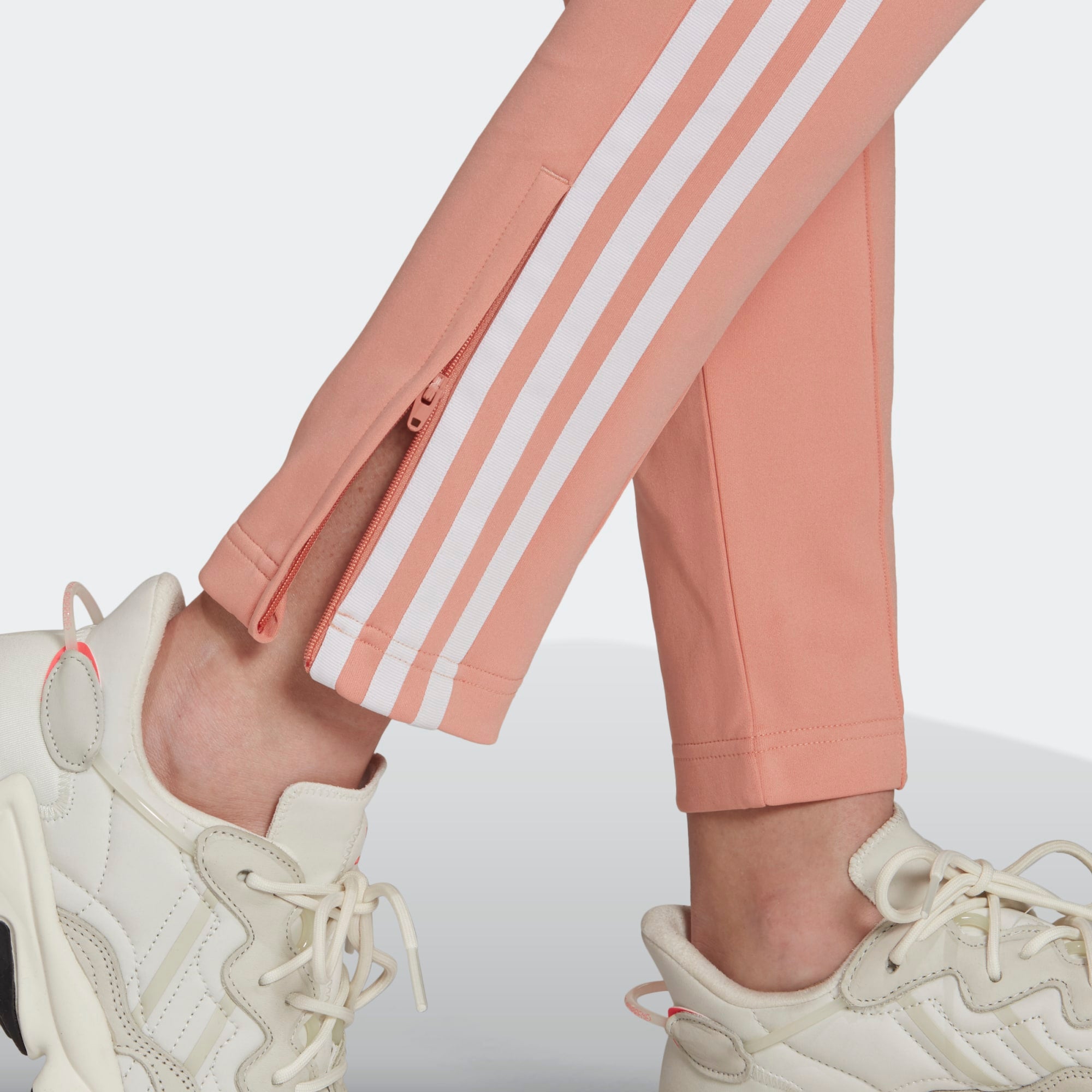 Adidas superstar track pants dust pink shop