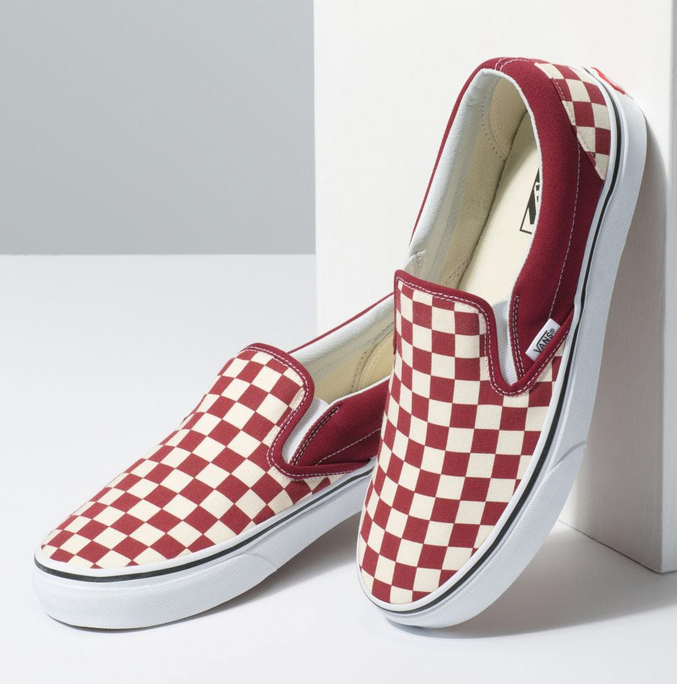 Vans Classic Checkerboard Slip-On Shoes - Mainland Skate & Surf