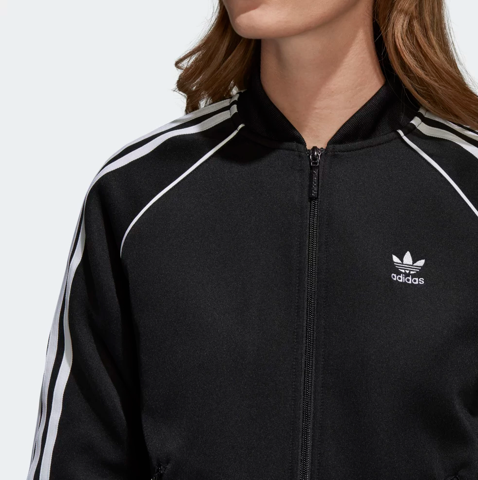 adidas Primegreen Essentials Warm Up Slim 3 Stripes Jacket Black| Dressinn