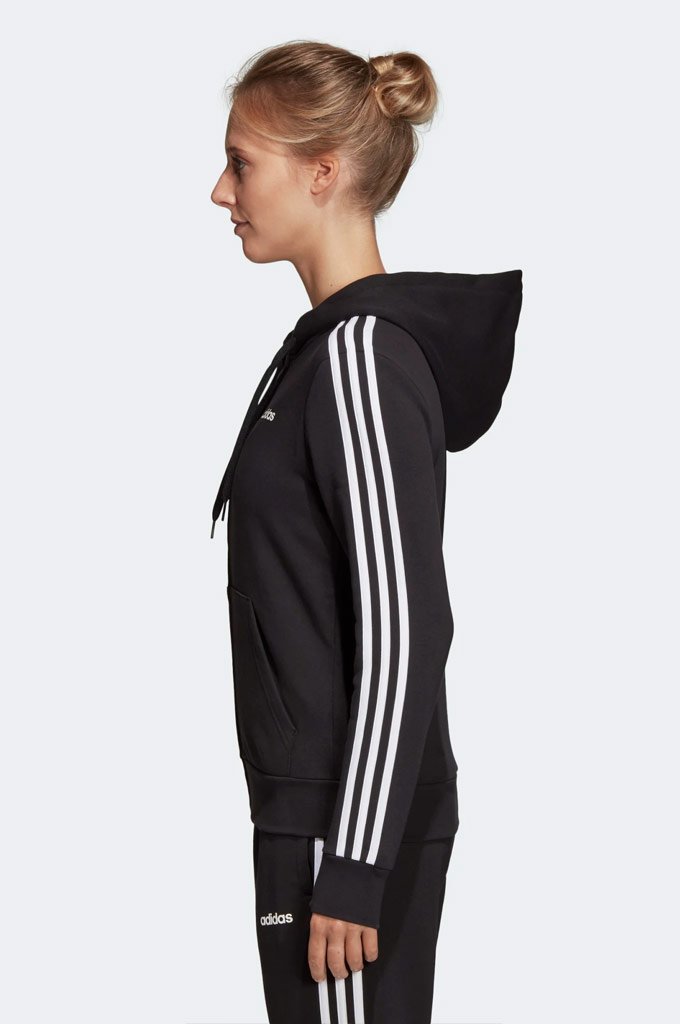 hoch Adidas Essentials 3-Stripes Fleece Hoodie– Skate Mainland & Surf