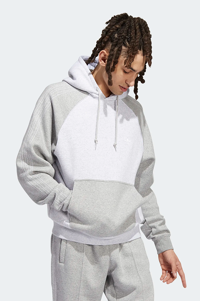 Adidas two tone hoodie top