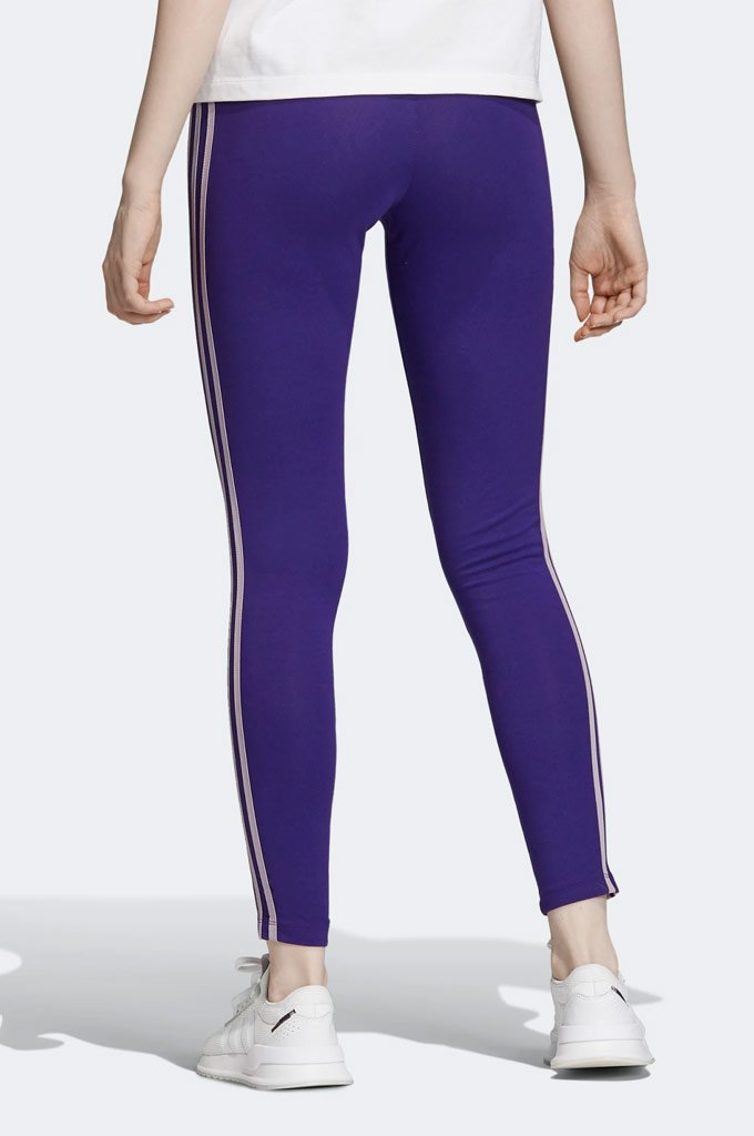 adidas Sportswear Essentials Single Tapered Open He3 Stripes Joggers Pants  Purple| Dressinn