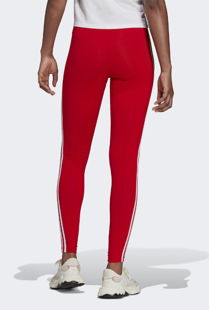 Adidas 3 stripes leggings rot Clearance