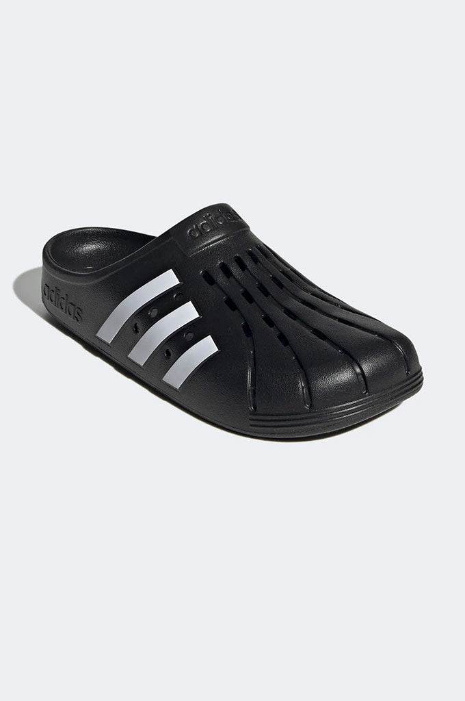 adidas Originals Black Adilette Clogs adidas Originals Black Adilette Clogs