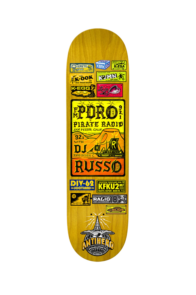 Anti Hero Russo Broadcasting 2 Deck 8.38"