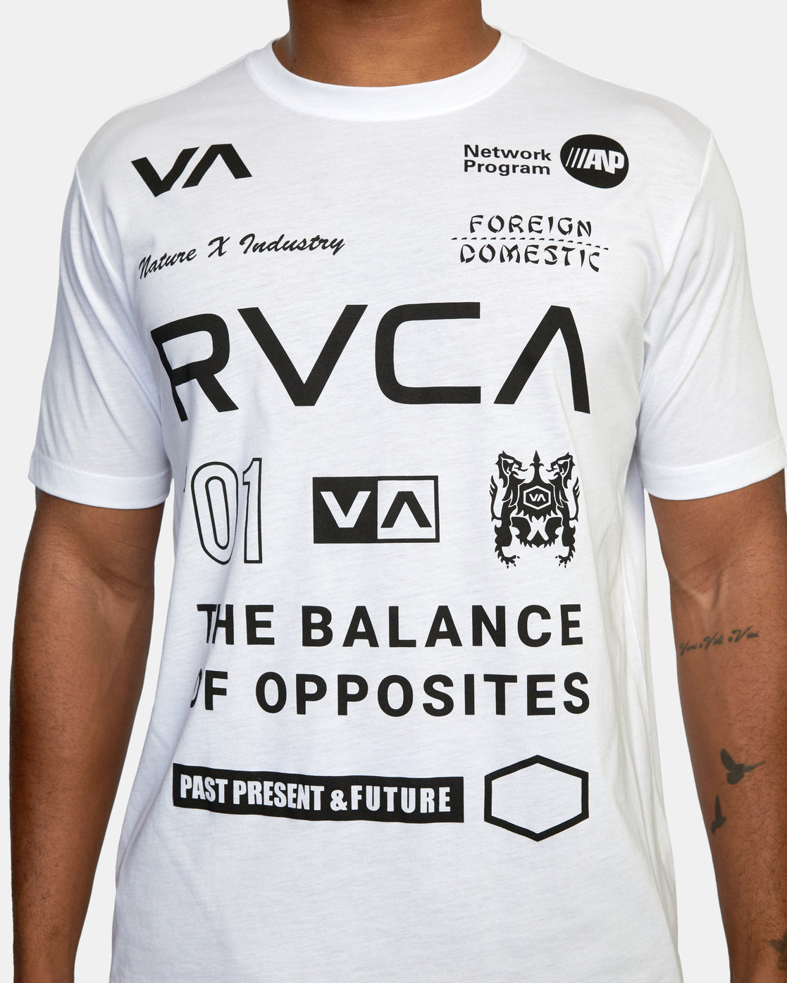 RVCA All Brand T-Shirt Branco