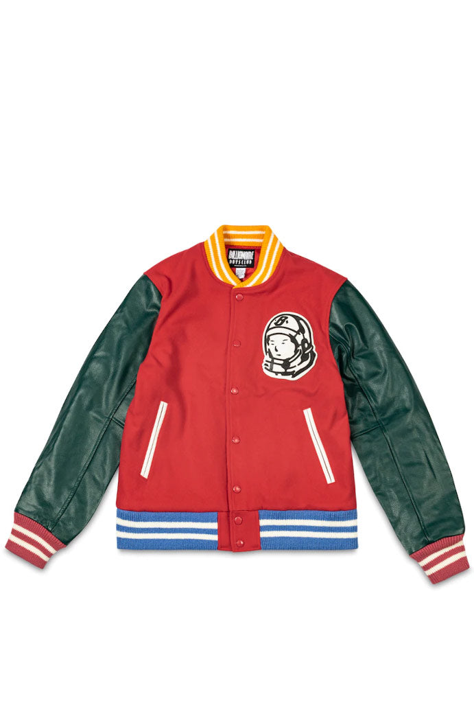 Jack N Hoods Varsity Jacket with Cream Leather Sleeves