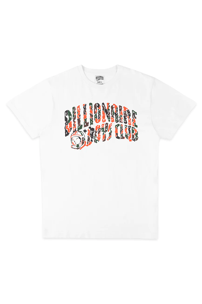 【Billionaire Boys Club】カモ柄 アーチロゴ Tシャツ コットン Billionaire Boys Club】カモ柄 アーチロゴ Tシャツ コットン