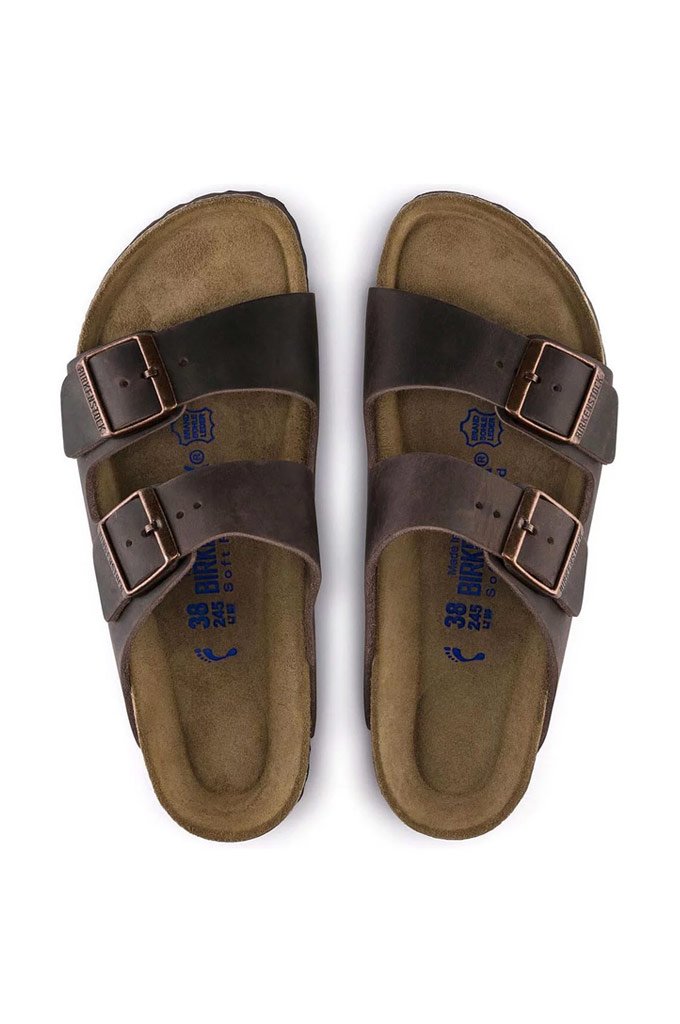 Birkenstock Arizona Soft Footbed Oiled Nubuck Leather Narrow Fit Unisex Sandals - Mainland Skate & Surf