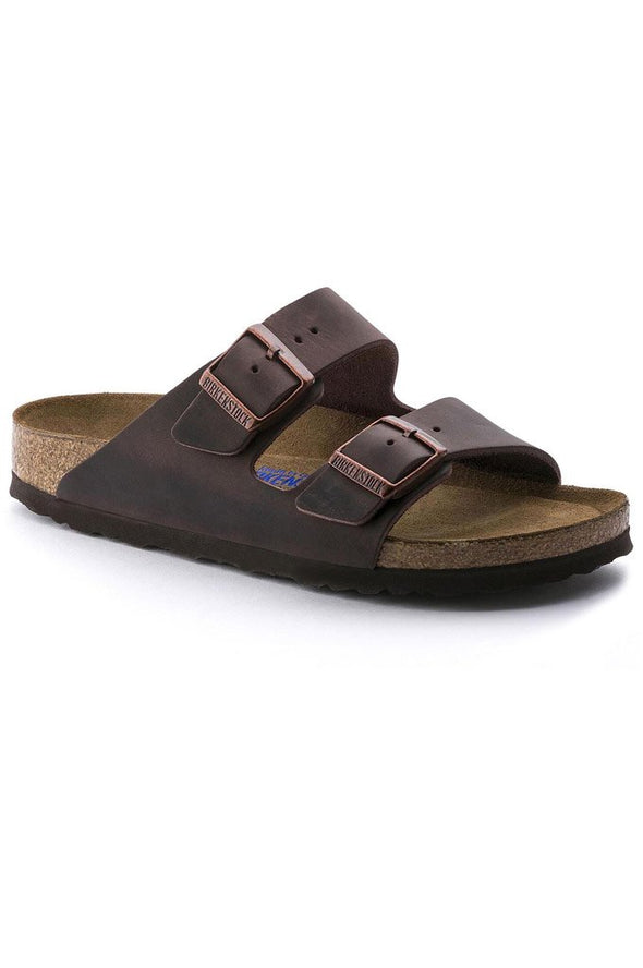 Birkenstock Arizona Soft Footbed Oiled Nubuck Leather Narrow Fit Unisex Sandals - Mainland Skate & Surf
