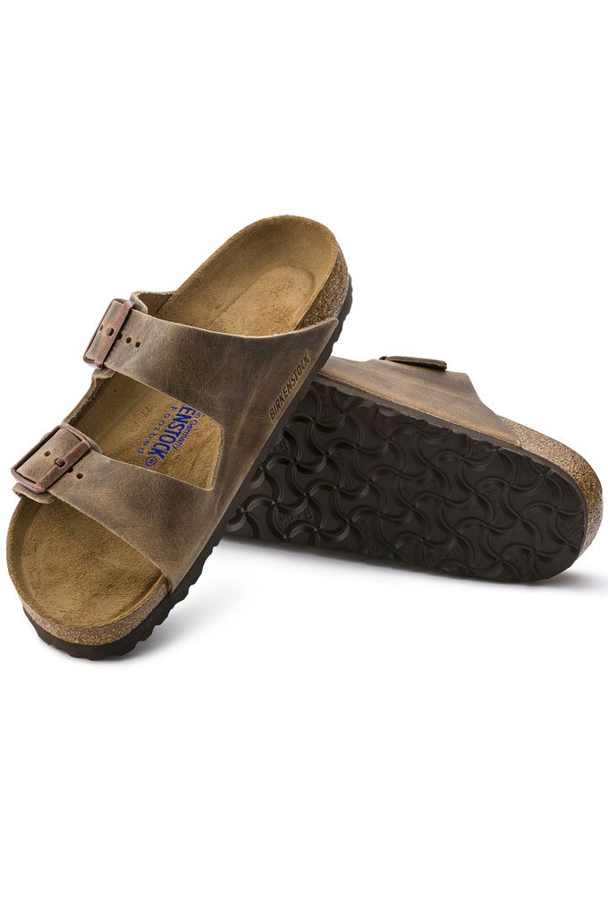 Birkenstock Arizona Soft Footbed Oiled Nubuck Leather Regular Fit Unisex Sandals - Mainland Skate & Surf