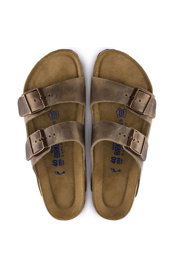 Birkenstock Arizona Soft Footbed Oiled Nubuck Leather Regular Fit Unisex Sandals - Mainland Skate & Surf