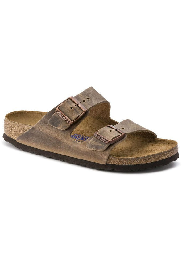 Birkenstock Arizona Soft Footbed Oiled Nubuck Leather Regular Fit Unisex Sandals - Mainland Skate & Surf