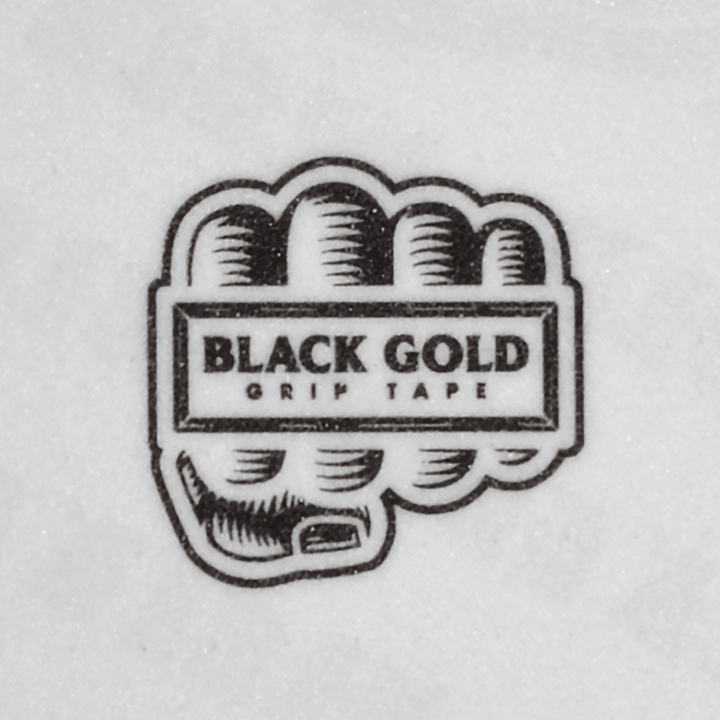 Black Gold Grip Clear 4-Finger Ring Griptape